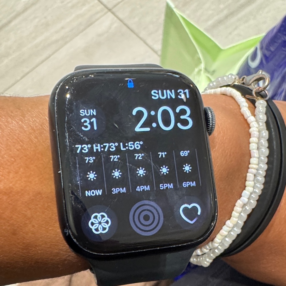 Apple Smartwatch with Midnight Black Band